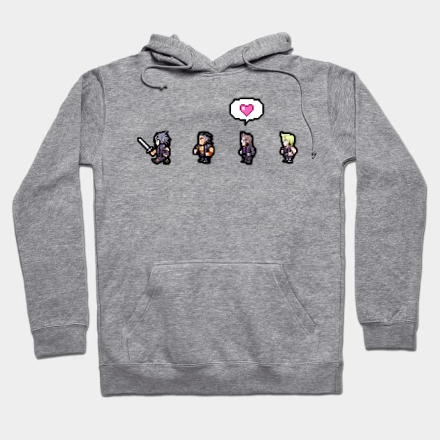 Pixel Ignis Love Hoodie by LadyTsundere